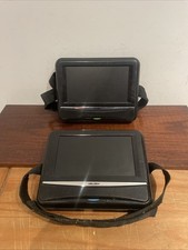 Bush 7" Portable DVD Player x2 BDVD72708M Untested In VGC