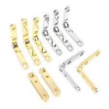 10 Pcs 90° Folding Hinge Zinc