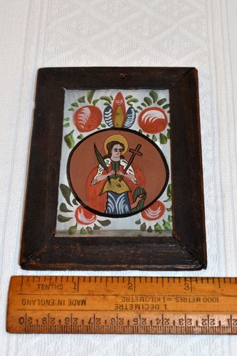 Antique reverse glass - antique,