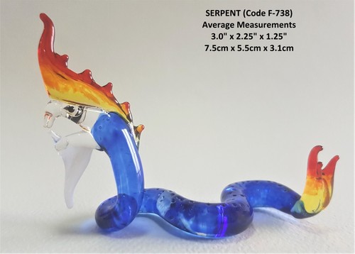 Blue red hand - blown, art