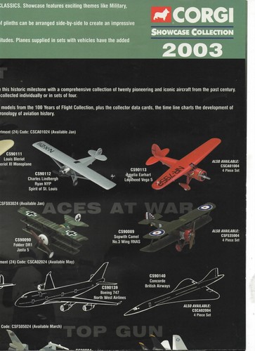 Corgi toys 2003 showcase - corgi,