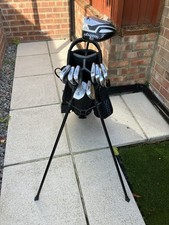 Men's Right-Handed Golf Clubs And Bag, Dunlop And Slazenger