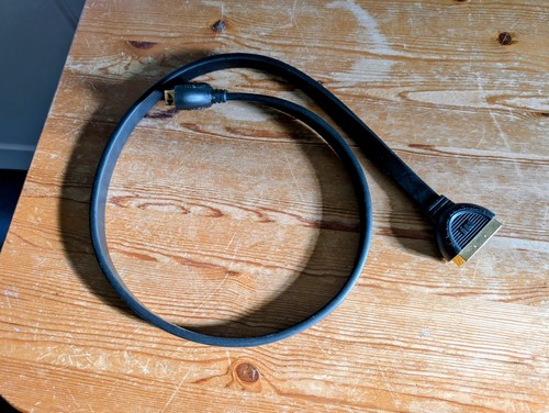 Gold plated scart lead monster - gold-plated,