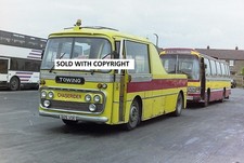 Bus Negative 35mm Midland Red Chaserider  Towing Bus Q126VOE  with copyright.