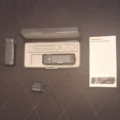 Minox black sub mini film - minox, ec