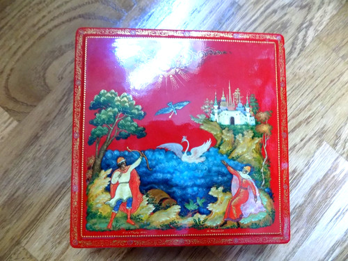 Euc rare palekh large russian - palekh,