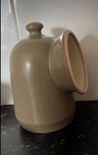 Large ceramic salt pig - salt, 7”