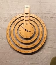 Solid Wood  Large Wall Clock