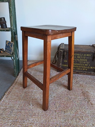 Vintage school lab oak - lab, wooden