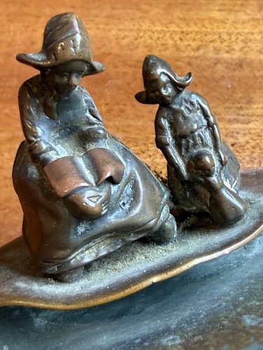 Vtg bronze dutch figural - bronze,