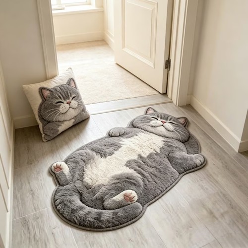 New cat shaped area - cat, soft