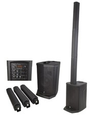 350W Column Array PA System with Bluetooth, Mic Inputs & 8" Subwoofer