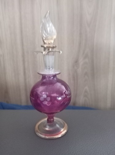 Vintage egyptian glass perfume - vintage,