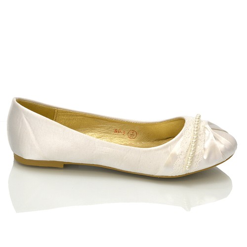 Womens bridal shoes ballerina - bridal,
