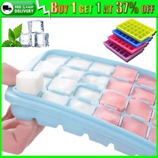 24 Silicone Ice Cube Tray Square Chocolate Ice Freezer Maker Mould Jelly Mold