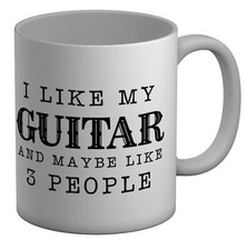 I Like my Guitar Mug Guitarist