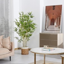 Kazeila Artificial Bamboo Plants Trees Outdoor 160cm Fake Plant (1Pack) auction
