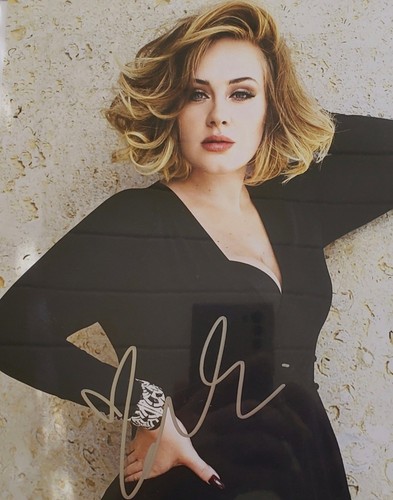 Adele signed autographed - adele,