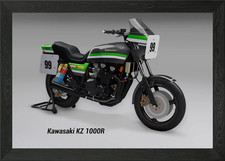 Kawasaki KZ 1000R Framed Wall