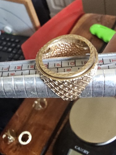 Full gold sovereign ring mount - sovereign,