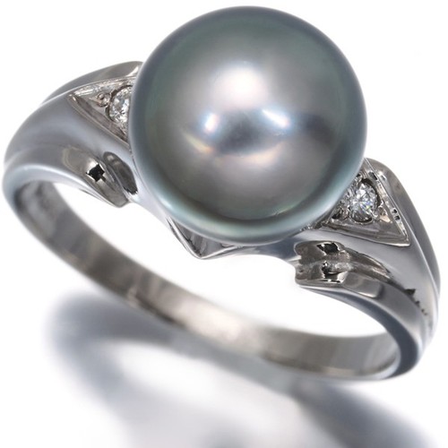 Auth mikimoto ring black south - auth,