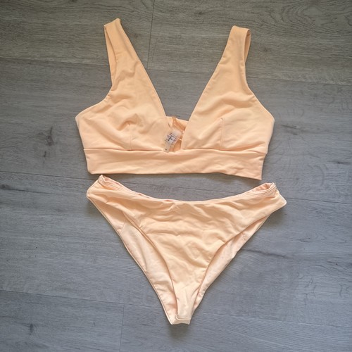 Lulus neon peach bikini - neon, set