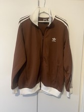 Adidas Jacket Mens Large Brown