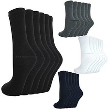 12 Pack Black Kids Socks