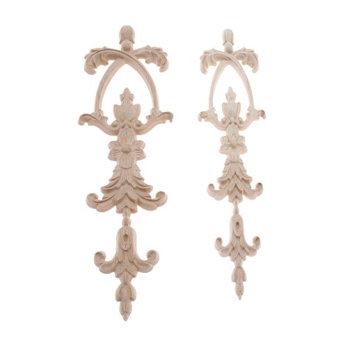 Long woodcarving decal wood - woodcarving,