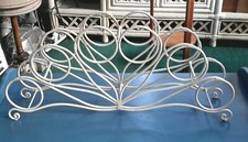 Vintage Off White Wrought Iron