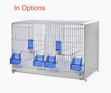Double Breeding Cage 58cm Italian Quality Cage for Canary, Finch , Small Birds