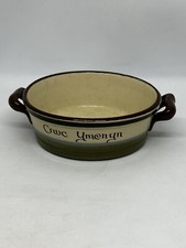 Longpark  Pottery Dish Handles Motto Ware Barmouth Sailboat 11cm