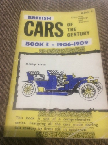 Old booklet british cars - old,