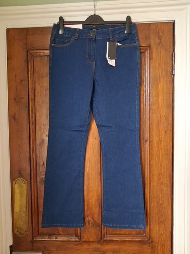 Slim bootcut blue jeans - bootcut,