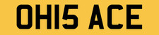 OH NUMBER PLATE PRIVATE