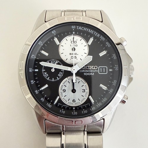 Seiko 100m chronograph watch - 100m,