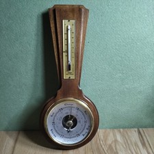 SB Shortland Wooden Barometer