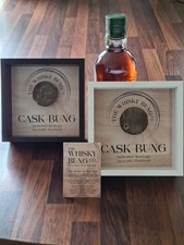 Authentic Speyside Whisky Cask Bung -  Scottish Gift / Black Shadow Box Frame