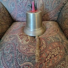 Antique Brass Ship's Bell with