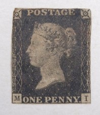 GB QV 1840 1d Penny Black