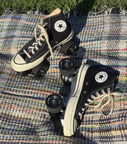 Custom black converse - converse, chuck