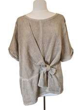 Italian Washed Linen Top One
