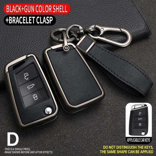 Metal leather car key - car, cover