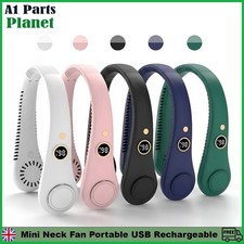 Neckband Fan Bladeless Lazy