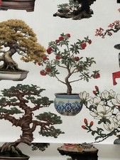Bonsai Trees Cotton Printed