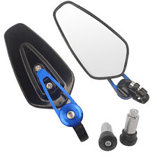 7/8" 22mm Bar End Rear Mirrors Motorbike Scooters Side View Mirrors Cafe Racer
