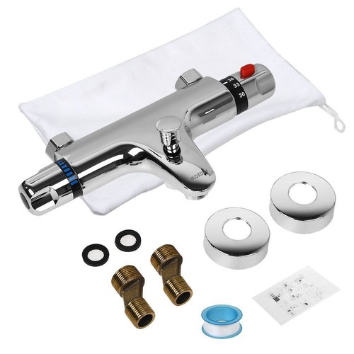 Chrome bathroom thermostatic - chrome,
