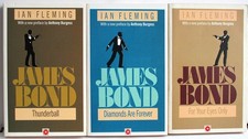 3 X JAMES BOND NOVEL BUNDLE