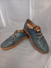 Ladies Pikolinos Blue Leather Lace Up Shoes - Size 39 (UK 6.5) - VGC