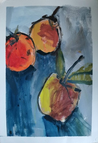 Original acrylic painting - , a3